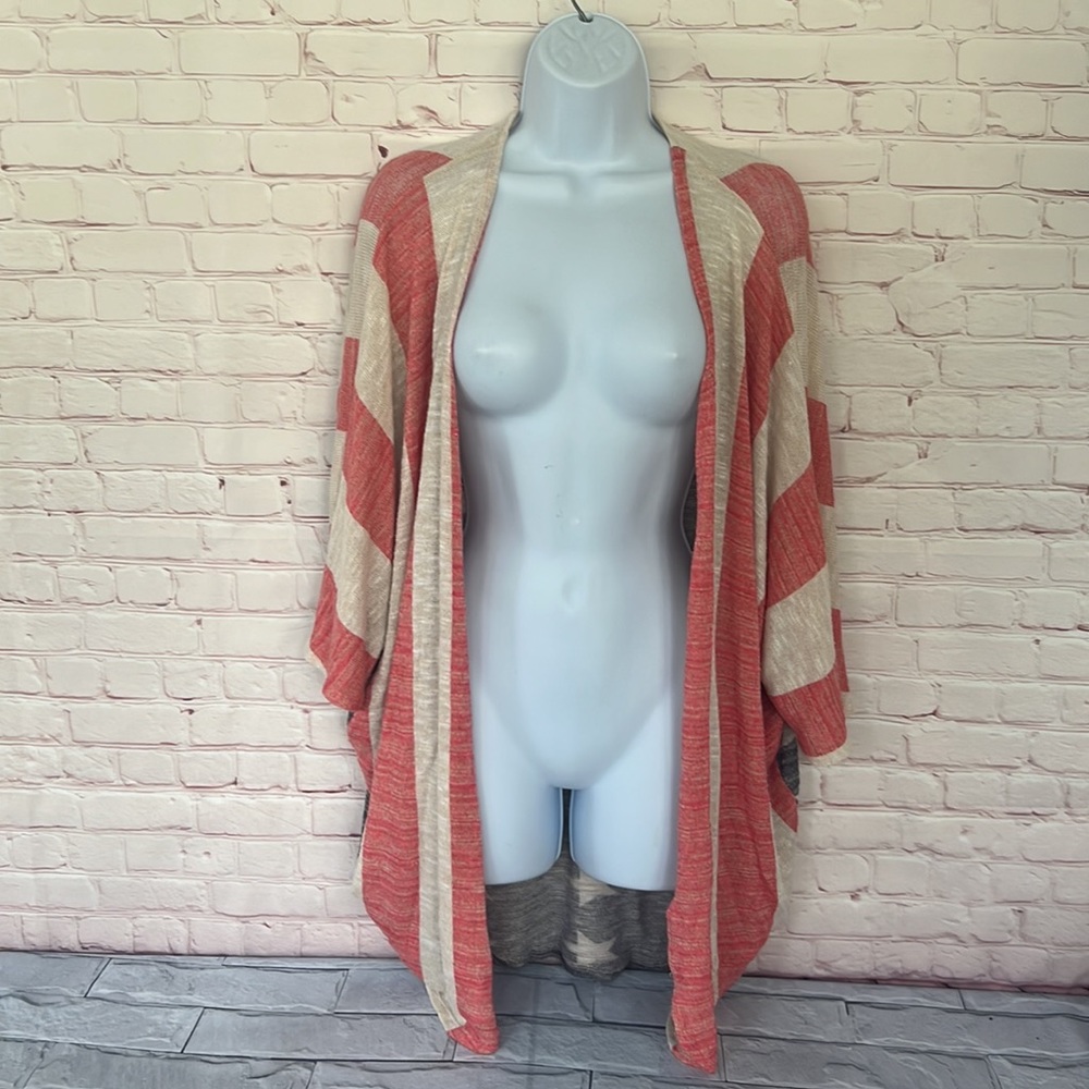 Olga patriotic knit opened cardigan size small
